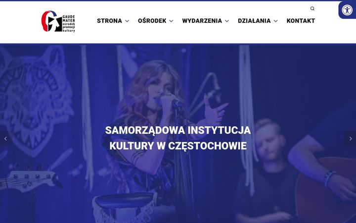 Screenshot of gaudemater.pl