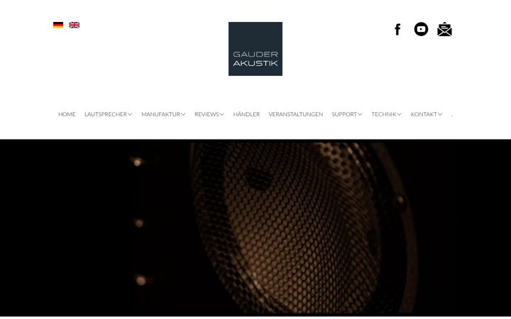 Screenshot of gauderakustik.com