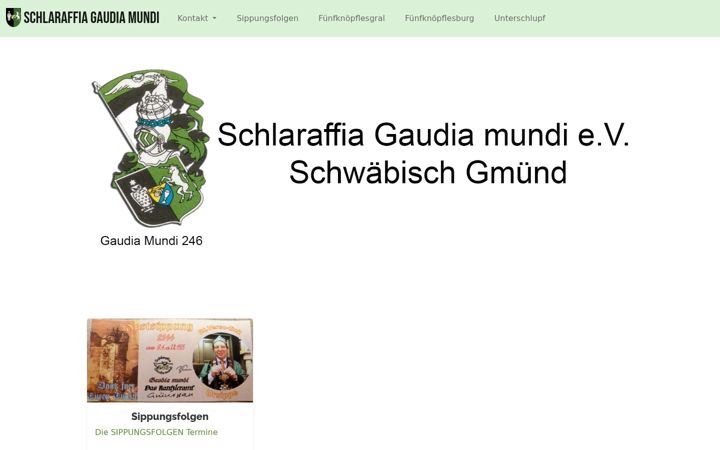 Screenshot of gaudiamundi.de