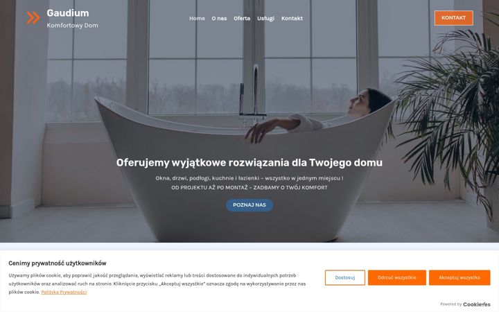 Screenshot of gaudium.info.pl