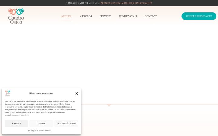 Screenshot of gaudroosteo.com