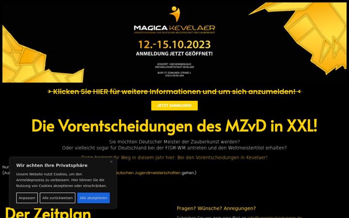 Screenshot of gaukel-event.de