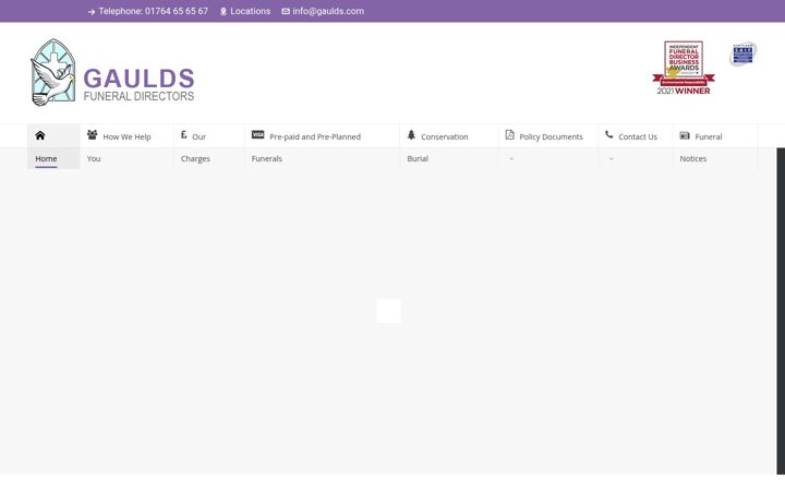 Screenshot of gaulds.com