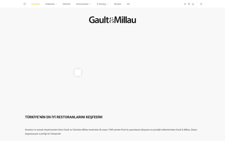 Screenshot of gault-millau.com.tr