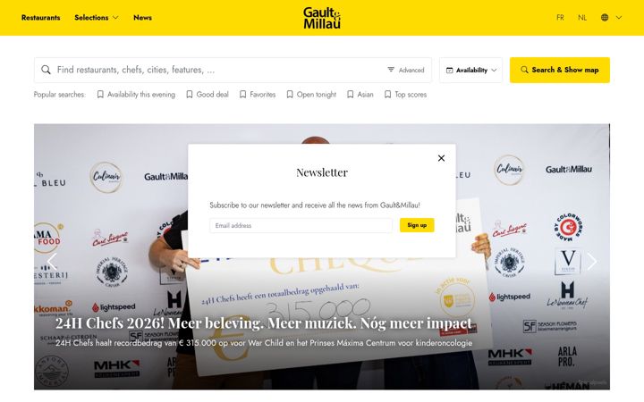Screenshot of gault-millau.nl
