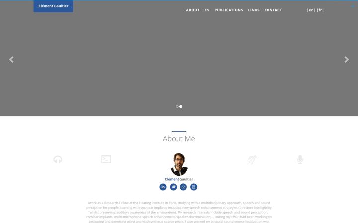 Screenshot of gaultier.io