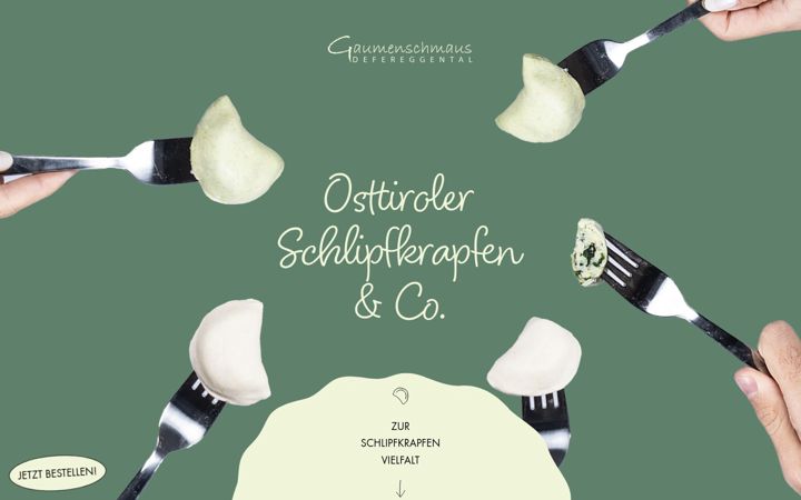 Screenshot of gaumenschmaus-defereggental.at