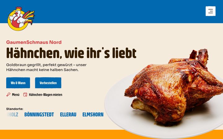 Screenshot of gaumenschmaus-nord.de