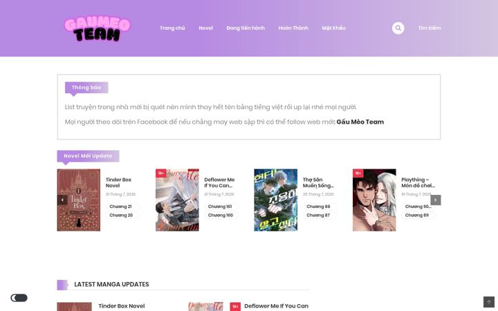 Screenshot of gaumeoteam.com