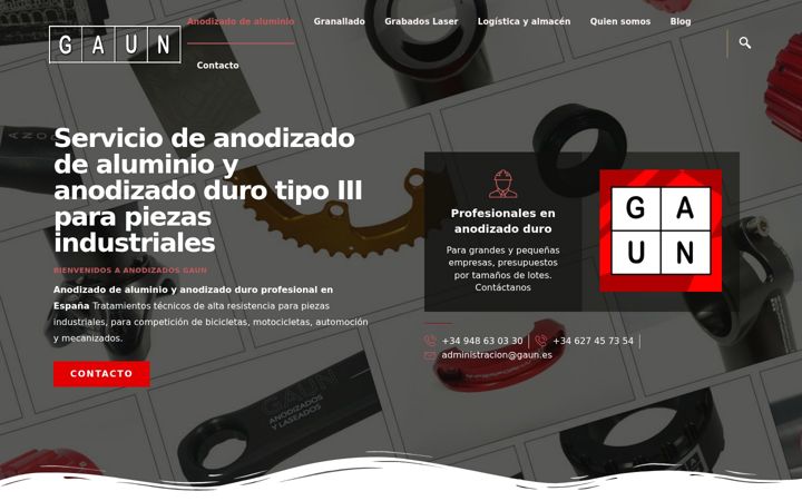 Screenshot of gaun.es