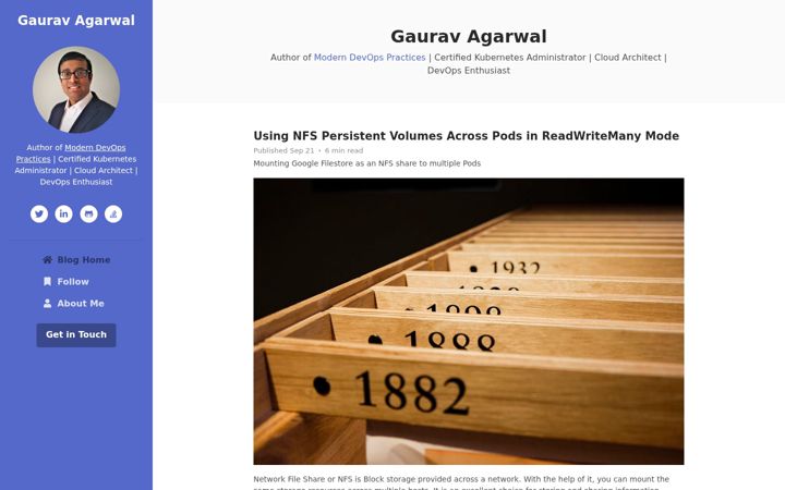 Skjermbilde av gauravdevops.com