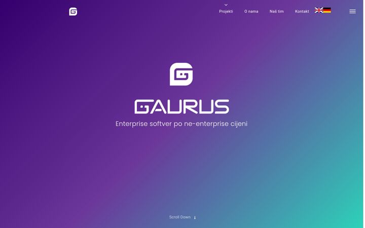 Screenshot of gaurus.hr