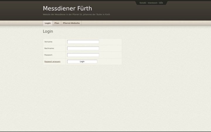Screenshot of gausmd.uber.space