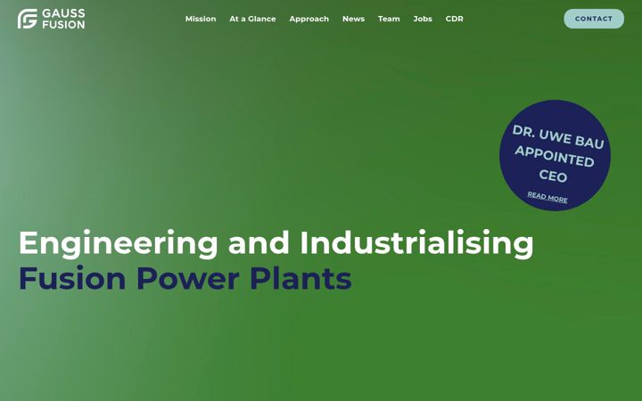 Screenshot of gauss-fusion.com