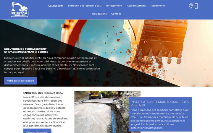 Screenshot of gautier-tpm.fr