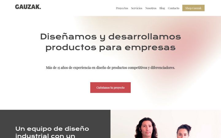 Screenshot of gauzak.com