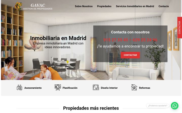 Screenshot of gavacinmobiliaria.com