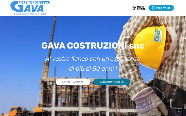 Screenshot of gavacostruzioni.it