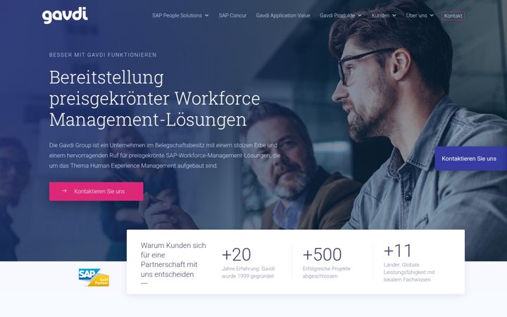 Screenshot of gavdi.de