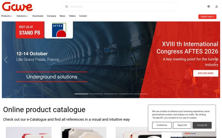 Screenshot of gave.com