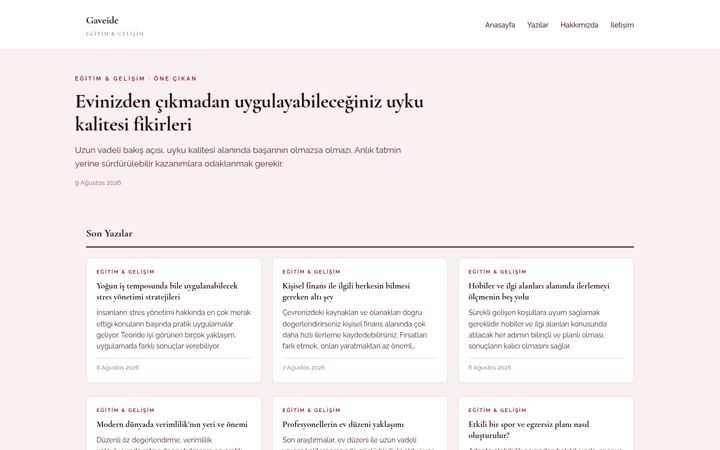Screenshot of gaveide.online