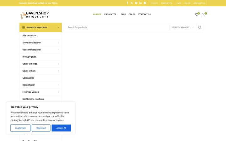 Screenshot of gaven.shop
