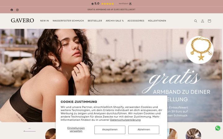 Screenshot of gavero.de