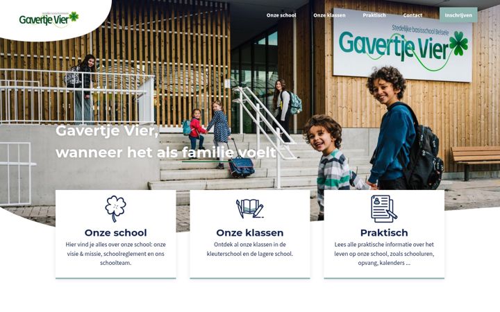 Screenshot of gavertjevier.be