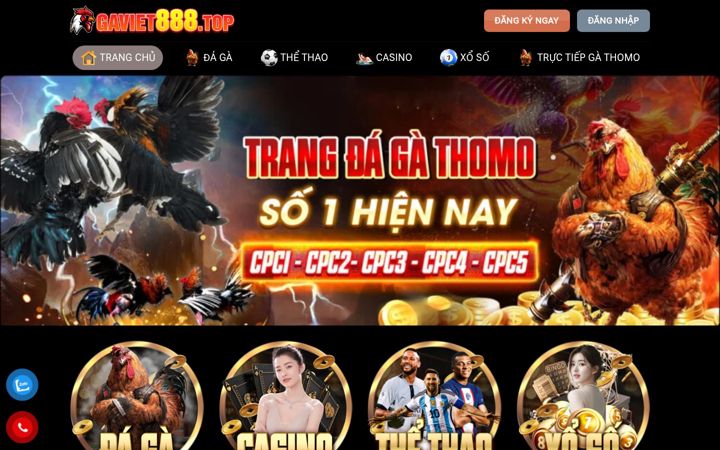 Screenshot of gaviet888.top