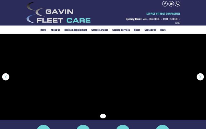 Screenshot of gavinfleetcare.co.uk