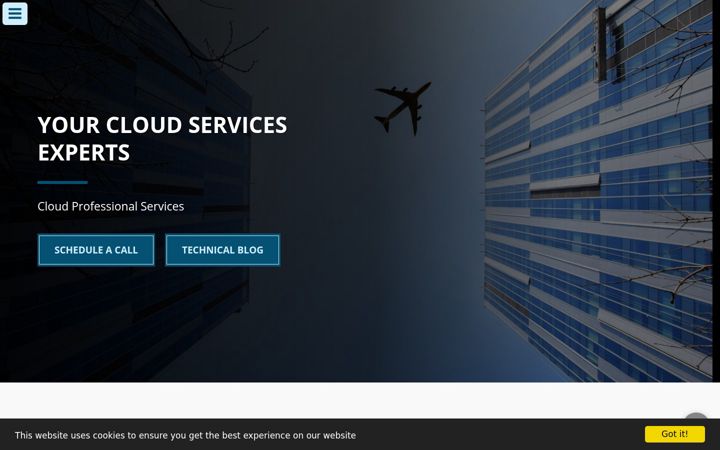 Screenshot of gavininthecloud.ca