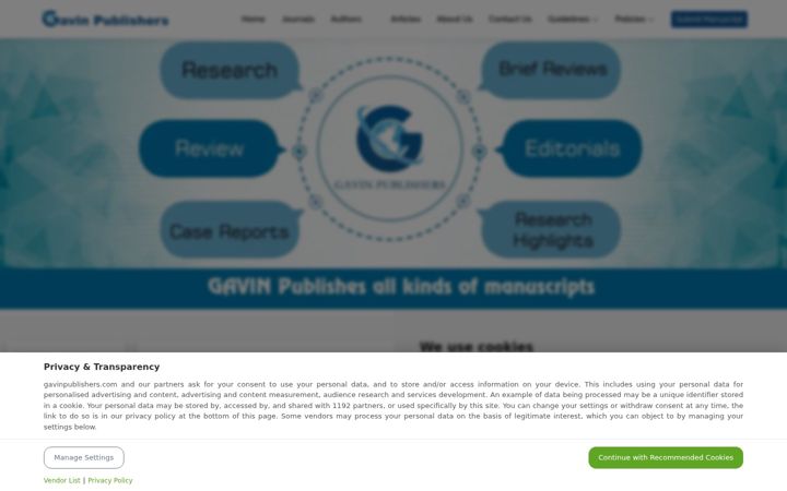 Screenshot di gavinpublishers.com
