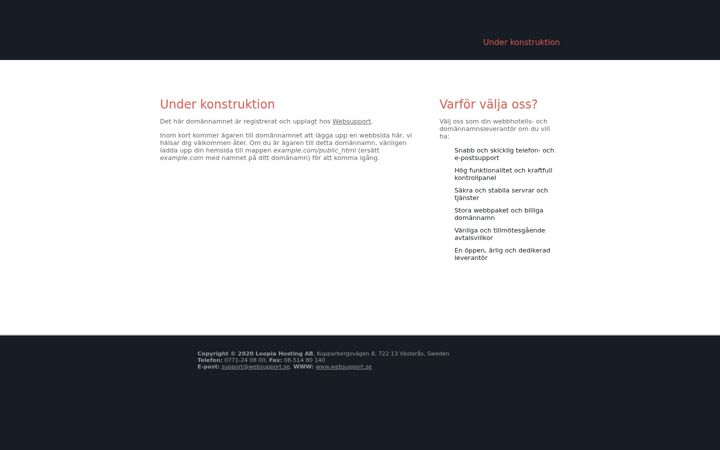 Screenshot of gavlewebb.se
