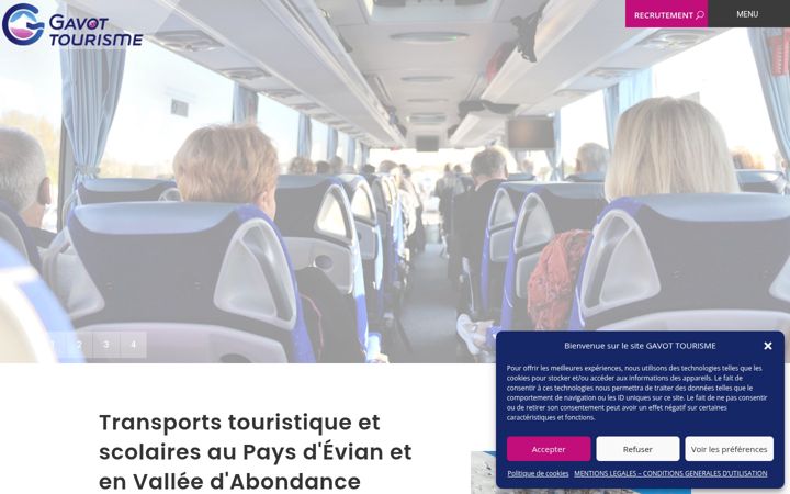 Screenshot of gavot-tourisme.com