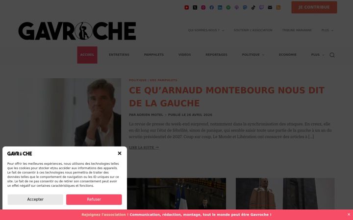 Screenshot of gavrochemedia.fr