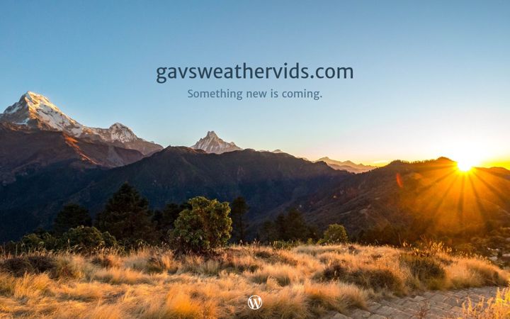 Screenshot of gavsweathervids.com