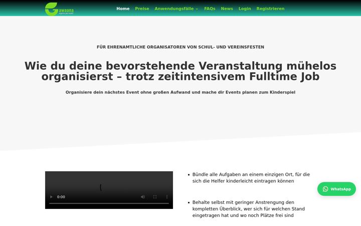 Screenshot of gawaana.de