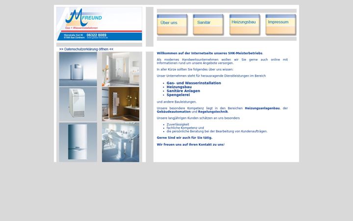 Screenshot of gawas-freund.de