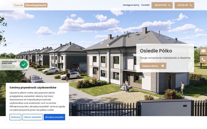 Screenshot of gawisdevelopment.pl