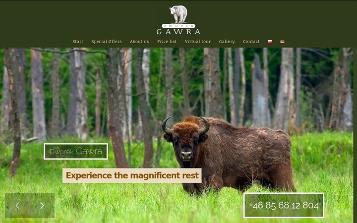 Screenshot of gawra.bialowieza.pl