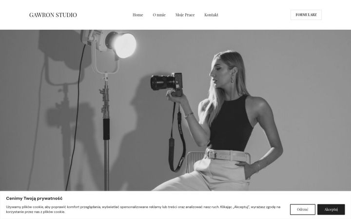 Screenshot of gawronstudio.pl