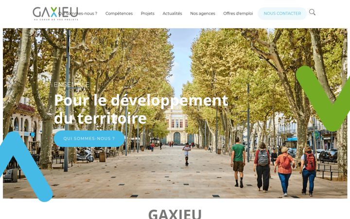 Screenshot of gaxieu.fr