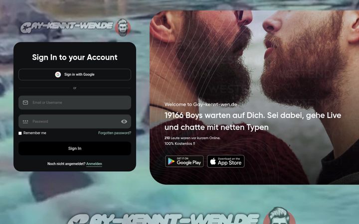 Screenshot of gay-kennt-wen.de