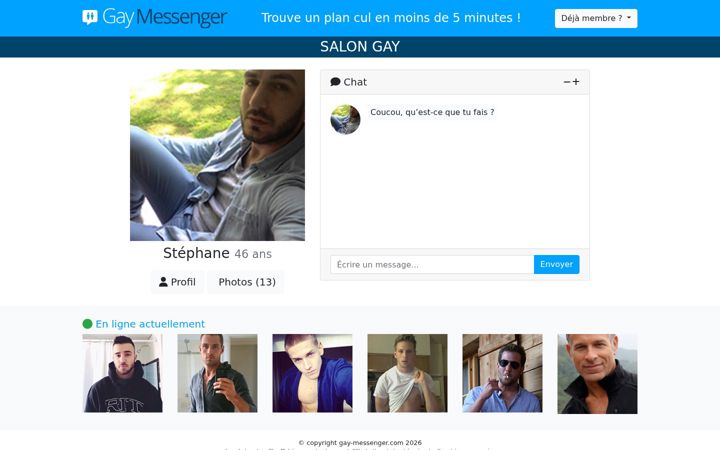 Screenshot of gay-messenger.com