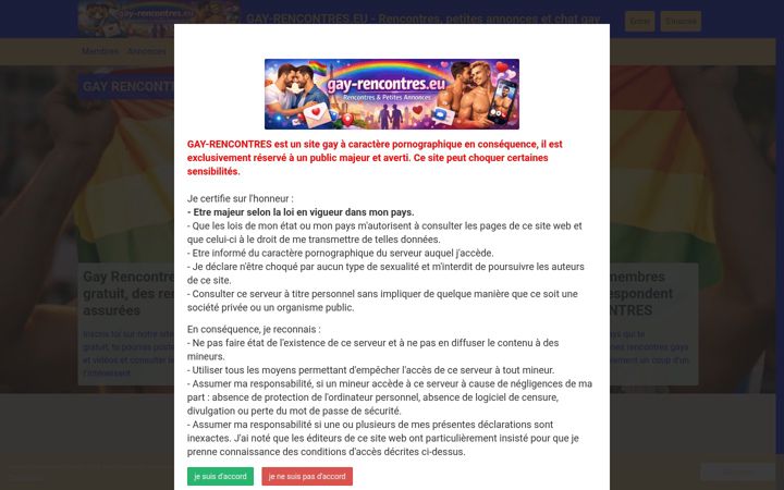 Screenshot of gay-rencontres.eu