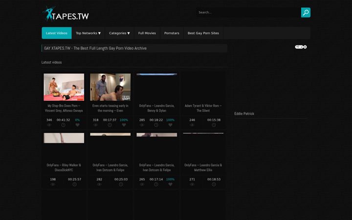 Screenshot of gay-xtapes.tw