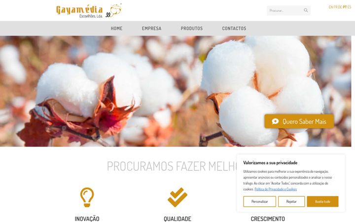 Screenshot of gayamedia.pt