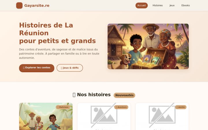 Screenshot of gayarsite.re