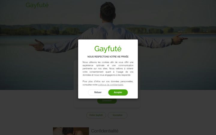 Ekraanipilt saidist gayfute.com