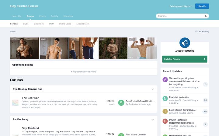 Screenshot του gayguides.com